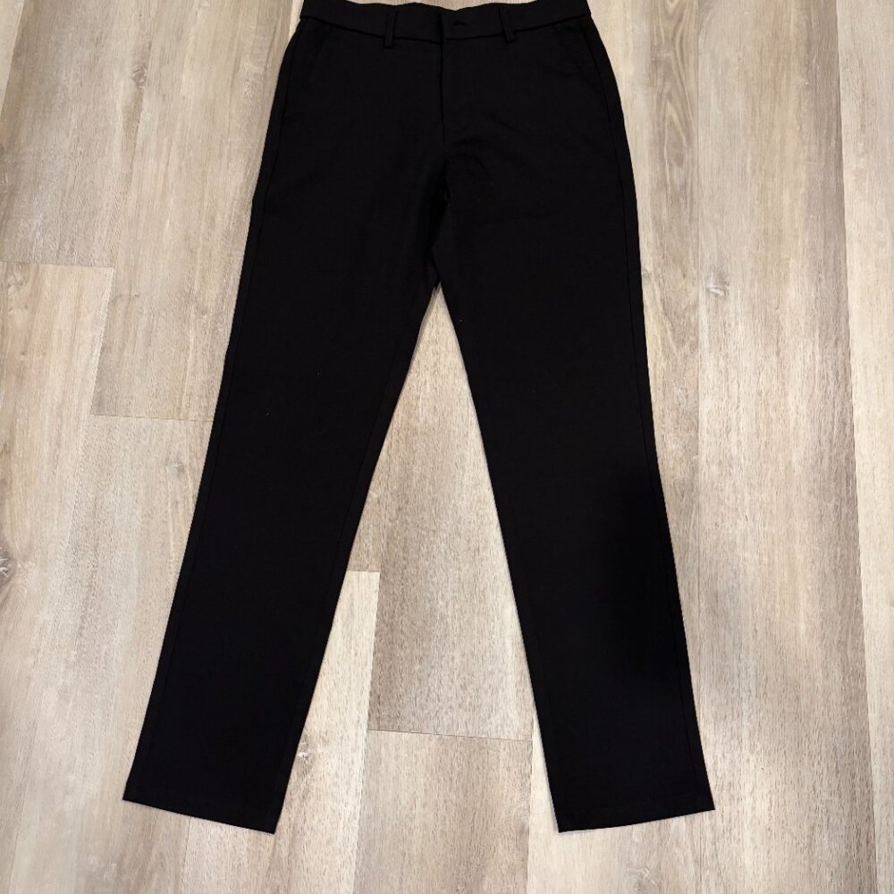 Plaid&Plain Men’s Slim Fit Dress Pants Stretch Dress Pants